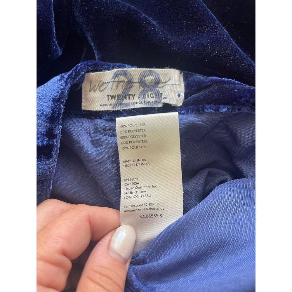 NWOT Free People We The Free Velvet Lotus Pants Size 28 $148 - Picture 7 of 8